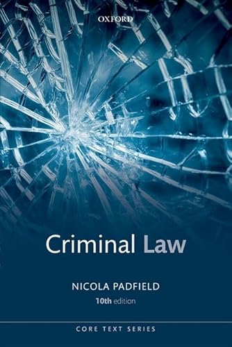 Criminal Law (Core Texts) von Oxford University Press