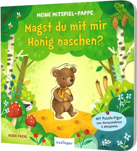 Meine Mitspiel-Pappe: Magst du mit mir Honig naschen?: Mitmachbuch mit Spielfigur von Esslinger Verlag