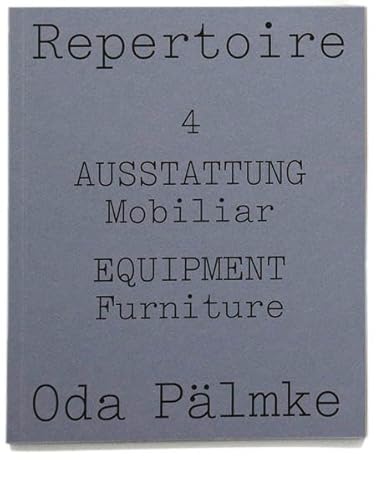 Repertoire: Nr. 4: AUSSTATTUNG Mobiliar, EQUIPMENT Furniture