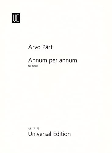 Annum Per Annum. Orgel