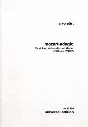 Mozart Adagio. Violine, Violoncello, Klavier