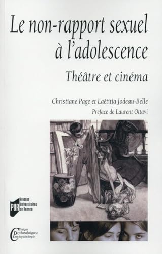 Le non-rapport sexuel à l'adolescence: Théâtre et cinéma