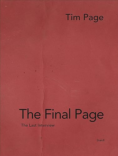 The Final Page: The Last Interview von Steidl Verlag
