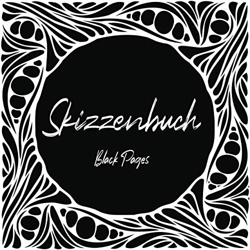 Skizzenbuch Black Pages | Schwarzes Papier: Skizzenbuch Schwarz | 8.5 x 8.5 Zoll Quadratisch 72 Schwarze Seiten| Notizbuch Schwarze Seiten zum ... Schönes Geschenk für Erwachsene | Pflanzen von Independently published