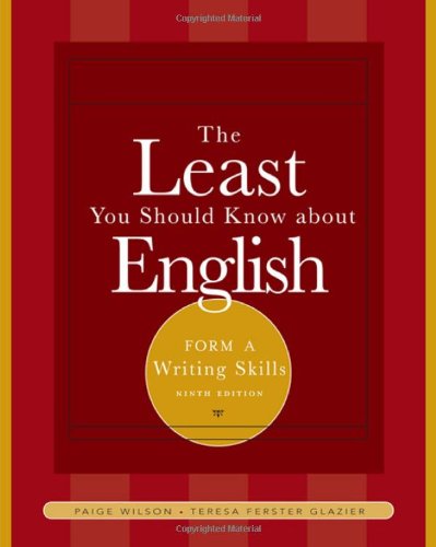 The Least You Should Know About English (Least You Should Know about English: Writing Skills) von Cengage Learning Emea