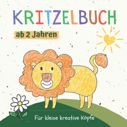 Mein Kritzelbuch: Dickes Malbuch für Kinder ab 2 Jahren mit über 50 tollen Motiven zum Ausmalen und Kritzeln für Mädchen und Jungen
