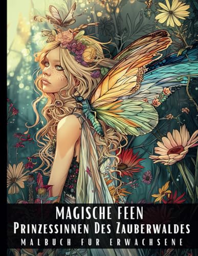 Magische Feen Prinzessinnen Des Zauberwaldes Malbuch Für Erwachsene: Malbuch zum Stressabbau in Großdruck, Schönen Märchengestalten Unter Waldtieren ... Perfekt für Entspannung - 50 Malseiten Magische Feen Prinzessinnen Des Zauberwaldes Malbuch Für Erwachsene: Malbuch zum Stressabbau in Großdruck, Schönen Märchengestalten Unter Waldtieren ... Perfekt für Entspannung - 50 Malseiten von Independently published