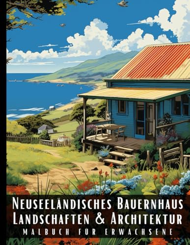 Neuseeländisches Bauernhaus Landschaften und Architektur Malbuch für Erwachsene: Malbuch mit wunderschönen Naturlandschaften und Fremden Gebäuden für ... und zur Entspannung – 50 Malseiten Neuseeländisches Bauernhaus Landschaften und Architektur Malbuch für Erwachsene: Malbuch mit wunderschönen Naturlandschaften und Fremden Gebäuden für ... und zur Entspannung – 50 Malseiten von Independently published