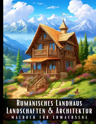 Rumänisches Landhaus Landschaften und Architektur Malbuch für Erwachsene: Malbuch mit wunderschönen Naturlandschaften und Fremden Gebäuden für ... und zur Entspannung – 50 Malseiten Rumänisches Landhaus Landschaften und Architektur Malbuch für Erwachsene: Malbuch mit wunderschönen Naturlandschaften und Fremden Gebäuden für ... und zur Entspannung – 50 Malseiten von Independently published