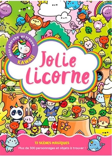 Mon cherche et trouve Kawaii - Jolie licorne von 1 2 3 SOLEIL