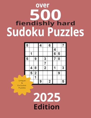 Hard Sudoku Puzzles: 2025 Edition of Hard Sudoku Puzzles von Independently published
