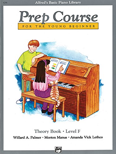 Alfred's Basic Piano Prep Course Theory, Bk F: Theory Book Level F (Alfred's Basic Piano Library)