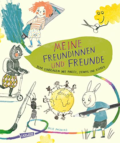 Meine Freundinnen und Freunde – zum Eintragen mit Pinsel, Stempel, Kleber: NEU: Mit großem Messlatten-Poster zum Aufhängen Meine Freundinnen und Freunde – zum Eintragen mit Pinsel, Stempel, Kleber: NEU: Mit großem Messlatten-Poster zum Aufhängen