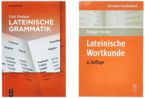 Set: Lateinische Grammatik (Panhuis) und Wortkunde (Vischer)
