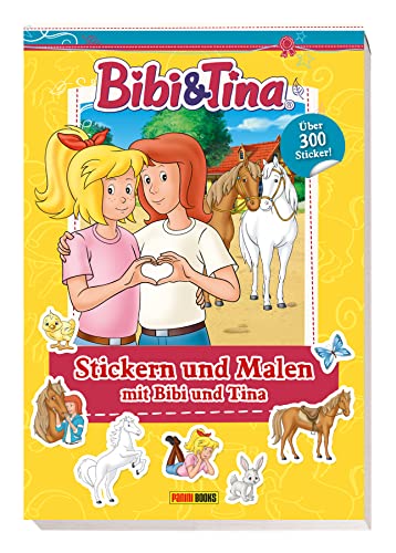 Bibi & Tina: Stickern und Malen mit Bibi und Tina: Sticker- und Malblock