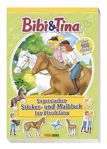 Bibi & Tina: Superstarker Sticker- und Malblock für Pferdefans: Sticker- und Malblock von Panini
