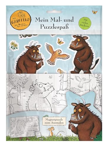 Der Grüffelo: Mein Mal- und Puzzlespaß: Magnetpuzzle zum Ausmalen, Sticker und Ausmalseiten Der Grüffelo: Mein Mal- und Puzzlespaß: Magnetpuzzle zum Ausmalen, Sticker und Ausmalseiten