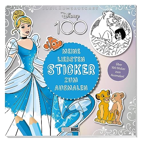 Disney 100: Meine liebsten Sticker zum Ausmalen: Über 100 Sticker zum Ausmalen! von Panini Verlags GmbH