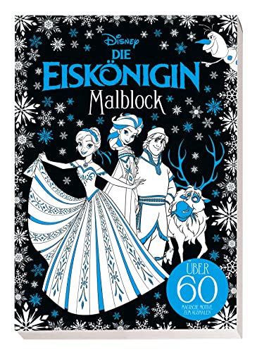 Disney Die Eiskönigin: Malblock: über 60 magische Motive zum Ausmalen: Block mit Goldfolienprägung Disney Die Eiskönigin: Malblock: über 60 magische Motive zum Ausmalen: Block mit Goldfolienprägung