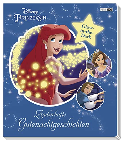 Disney Prinzessin: Zauberhafte Gutenachtgeschichten: Pappbilderbuch mit Glow-in-the-Dark-Effekten auf jeder Seite von Panini