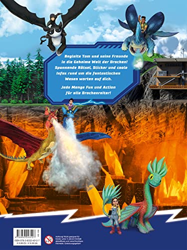 Dragons: Die 9 Welten: Rätseln und Stickern für Drachenreiter: Activitybuch mit Stickern Dragons: Die 9 Welten: Rätseln und Stickern für Drachenreiter: Activitybuch mit Stickern