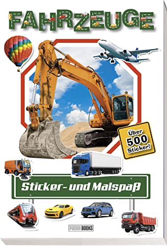 Fahrzeuge: Sticker- und Malspaß: Sticker- und Malblock Fahrzeuge: Sticker- und Malspaß: Sticker- und Malblock