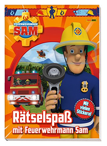 Feuerwehrmann Sam: Rätselspaß mit Feuerwehrmann Sam: mit Stickern