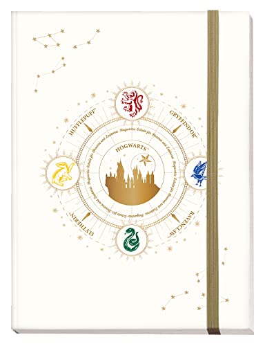 Harry Potter: Notizbuch Hogwarts (mit Verschlussgummi und Lesezeichen) von Panini