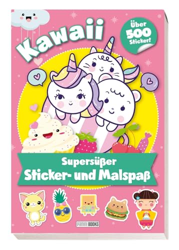 Kawaii: Supersüßer Sticker- und Malspaß: über 500 Sticker!: Block Kawaii: Supersüßer Sticker- und Malspaß: über 500 Sticker!: Block