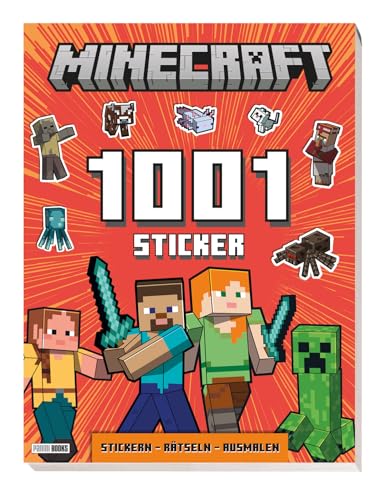 Minecraft: 1001 Sticker: Stickern – Rätseln – Ausmalen: Activityblock mit 1001 Stickern Minecraft: 1001 Sticker: Stickern – Rätseln – Ausmalen: Activityblock mit 1001 Stickern von Panini