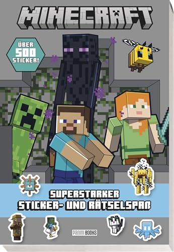 Minecraft: Superstarker Sticker- und Rätselspaß: Sticker- und Rätselblock Minecraft: Superstarker Sticker- und Rätselspaß: Sticker- und Rätselblock von Panini