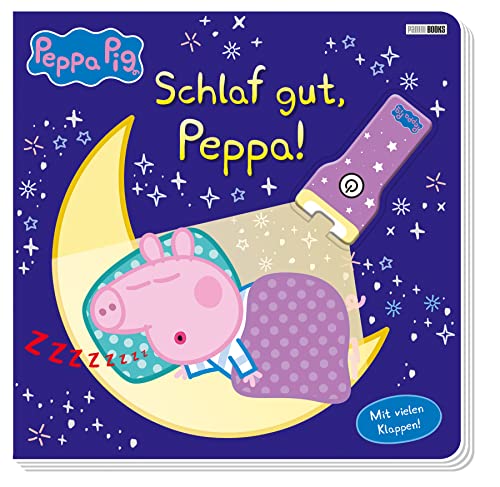 Peppa Pig: Schlaf gut, Peppa!: Pappbilderbuch mit Klappen und Taschenlampe Peppa Pig: Schlaf gut, Peppa!: Pappbilderbuch mit Klappen und Taschenlampe