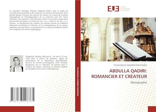 ABDULLA QADIRI: ROMANCIER ET CRÉATEUR: Monographie von Éditions universitaires européennes