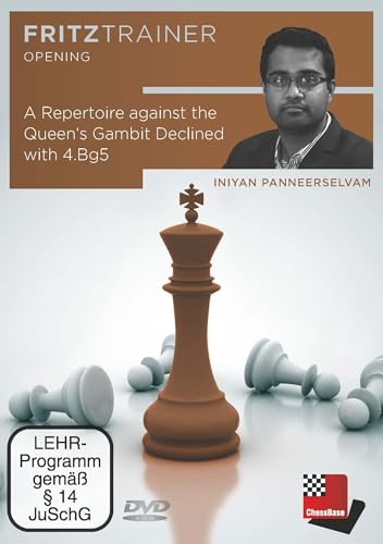 A Repertoire against the Queen‘s Gambit Declined with 4.Bg5: Fritztrainer - interactive video chess training (Fritztrainer: Interaktives Video-Schachtraining) von Chess Base