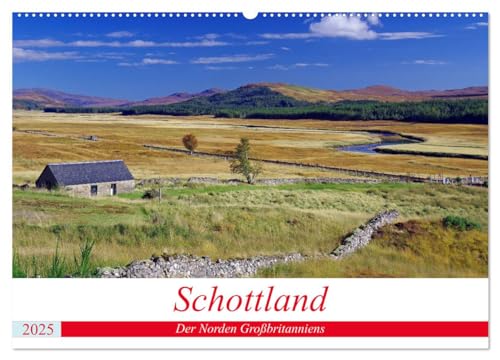 Schottland - Der Norden Großbritanniens (Wandkalender 2025 DIN A2 quer), CALVENDO Monatskalender von CALVENDO