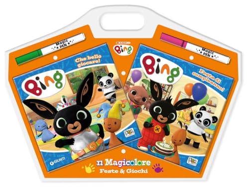 Feste e giochi. Bing. Magicolore. Ediz. a colori. Con 2 pennarelli svelacolori von Pon Pon Edizioni