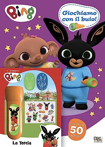 Giochiamo con il buio. Bing. Ediz. a colori. Con torcia. Con 50 Adesivi von Pon Pon Edizioni