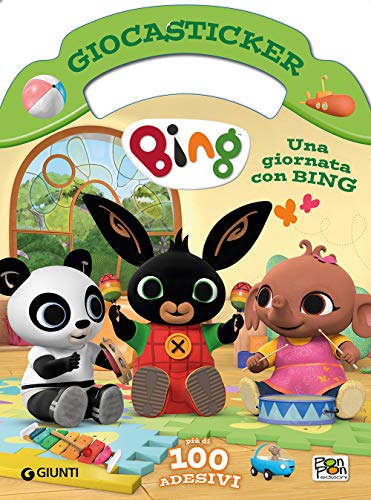 Una giornata con Bing. Giocasticker. Con adesivi. Ediz. a colori von Pon Pon Edizioni