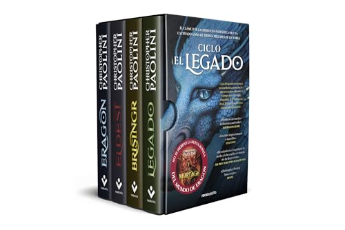 Ciclo El Legado (edición estuche con: Eragon | Eldest | Brisingr | Legado) (Best Seller | Ficción) von Roca Bolsillo