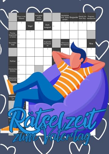 Rätselzeit zum Vatertag: Das Kreuzworträtsel mit schweren Fragen für Erwachsene und Senioren Rätselzeit zum Vatertag: Das Kreuzworträtsel mit schweren Fragen für Erwachsene und Senioren