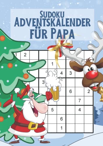 Sudoku Adventskalender für Papa: Großdruck Logikrätsel für clevere Väter | Gehirnjogging für Erwachsene Sudoku Adventskalender für Papa: Großdruck Logikrätsel für clevere Väter | Gehirnjogging für Erwachsene