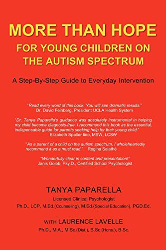 More Than Hope: For Young Children on the Autism Spectrum More Than Hope: For Young Children on the Autism Spectrum