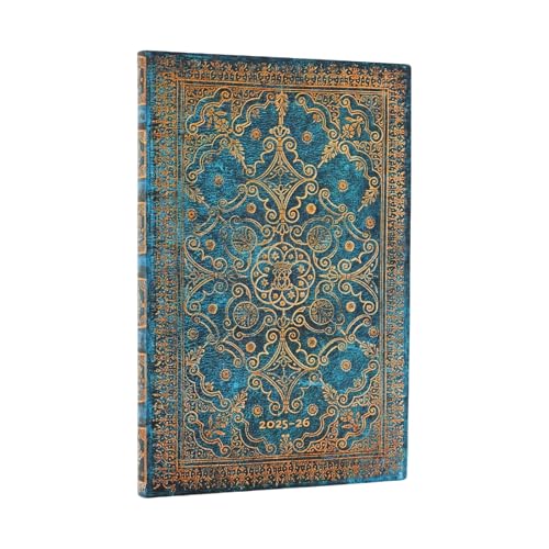 2026 Azure (Equinoxe) Maxi 18-month Vertical Softcover Flexi Dayplanner 2025-2026 (Elastic Band Closure): Kalendarz 18-miesięczny von Paperblanks