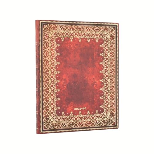 2026 Foiled (Old Leather Collection) Ultra 18-month Vertical Softcover Flexi Dayplanner 2025-2026 (Elastic Band Closure): Kalendarz 18-miesięczny von Paperblanks