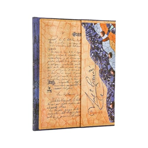 2026 Gaudi, The Manuscript of Reus (Embellished Manuscripts Collection) Ultra 18-month Vertical Hardcover Flexi Dayplanner 2025-2026 (Wrap Closure): Kalendarz 18-miesięczny von Paperblanks