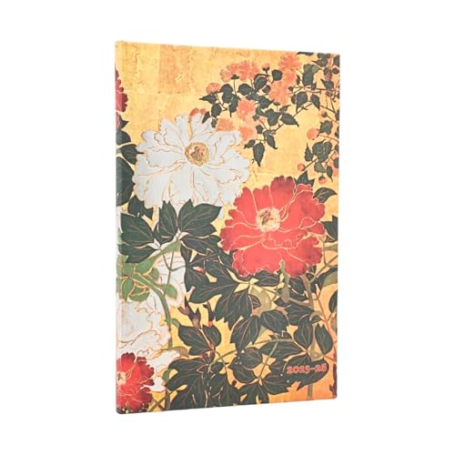 2026 Natsu (Rinpa Florals) Maxi 18-month Vertical Hardcover Flexi Dayplanner 2025-2026 (Elastic Band Closure): Kalendarz 18-miesięczny von Paperblanks