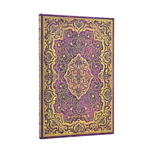 2026 Picaresque Maxi 18-month Vertical Hardcover Flexi Dayplanner 2025-2026 (Elastic Band Closure): Kalendarz 18-miesięczny von Paperblanks