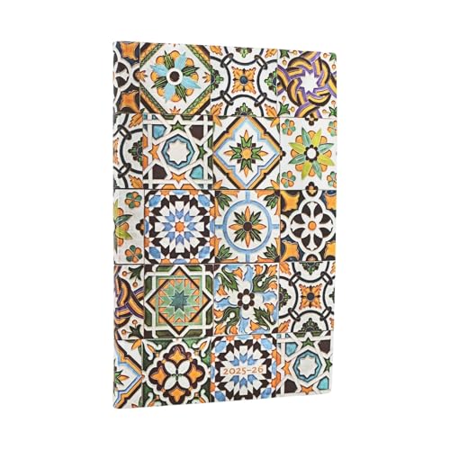2026 Porto (Portuguese Tiles) Maxi 18-month Vertical Softcover Flexi Dayplanner 2025-2026 (Elastic Band Closure): Kalendarz 18-miesięczny von Paperblanks