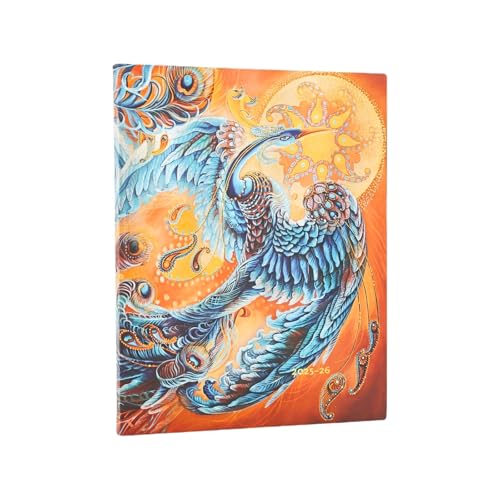 2026 Skybird (Birds of Happiness) Ultra 18-month Vertical Softcover Flexi Dayplanner 2025-2026 (Elastic Band Closure): Kalendarz 18-miesięczny von Paperblanks