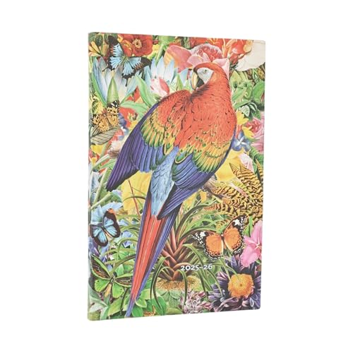 2026 Tropical Garden (Nature Montages) Maxi 18-month Vertical Softcover Flexi Dayplanner 2025-2026 (Elastic Band Closure): Kalendarz 18-miesięczny von Paperblanks